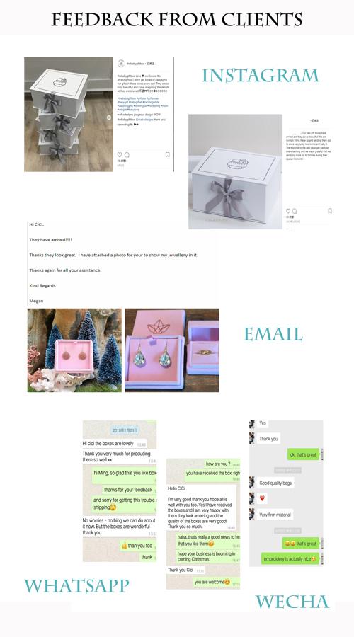 Folding Craft Paper Gift Box Velvet Ribbon Closure For Wedding Dress Packaging